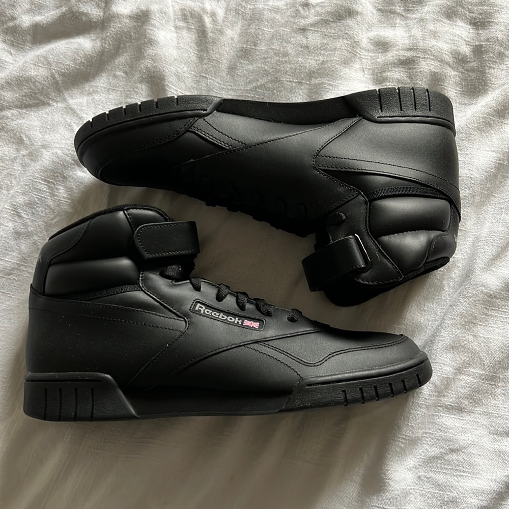 Black Reebok High Tops NEW
